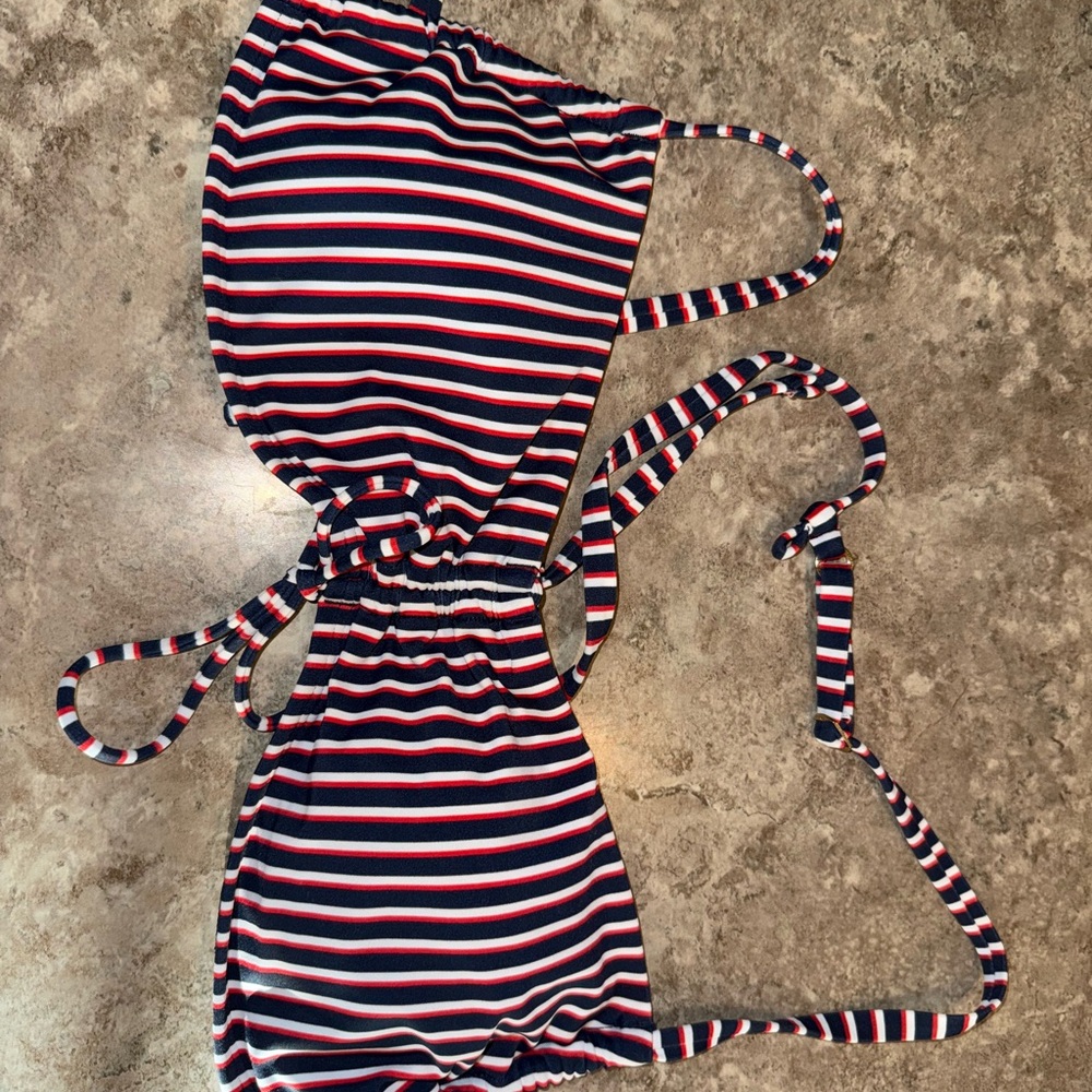Hollister Striped Bikini Top